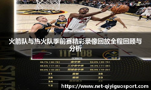火箭队与热火队季前赛精彩录像回放全程回顾与分析