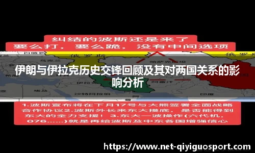 伊朗与伊拉克历史交锋回顾及其对两国关系的影响分析