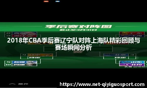 2018年CBA季后赛辽宁队对阵上海队精彩回顾与赛场瞬间分析
